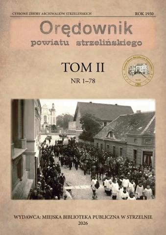 Okładka Orędownik Powiatu Strzelińskiego TOM II