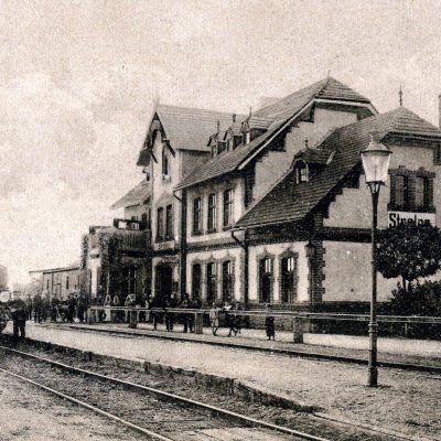 Dworzec kolejowy. Widok od południowego wschodu