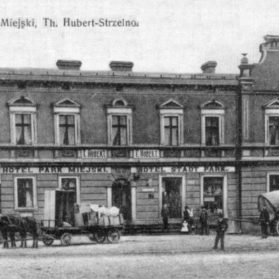 Plac Ignacego Daszyńskiego. Hotel Park Miejski Huberta. (początek XX w.)