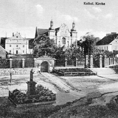 Plac Świętego Wojciecha. Widok placu i wzgórza z ok. 1905 r. kopia