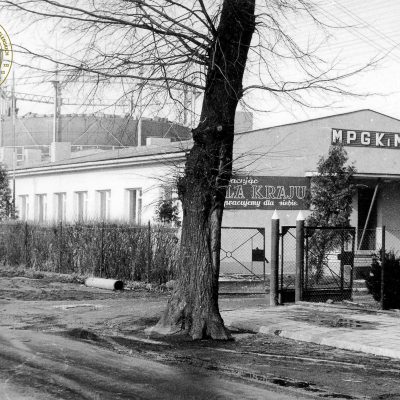 Plac Świętokrzyski. Zabudowania ZGKiM oraz Gazowni (lata 70. XX w.)