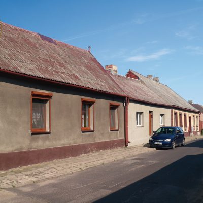 Ulica Cestryjewska. Odcinek północny pierzei zachodniej (2020 r.)