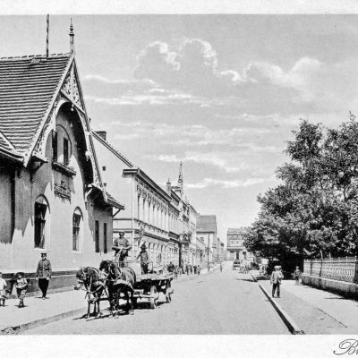 Ulica Gimnazjalna. Karta poczrowa z ok. 1910 r. kopia