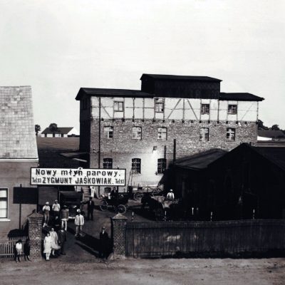 Ulica Inowrocławska. Młyn Jaśkowiaków (lata 30. XX w.