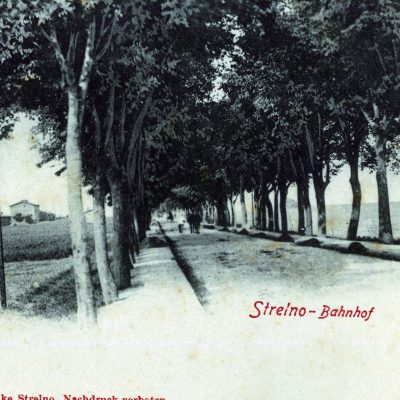 Ulica Kolejowa. W kierunku starego dworca (ok. 1900 r.)