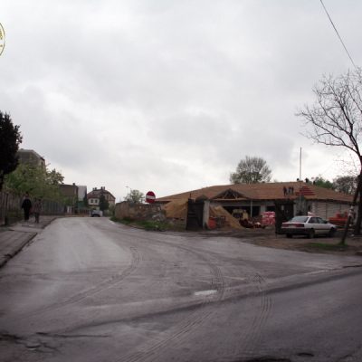 Ulica Raj. Budowa Polomarketu (2005 r.)