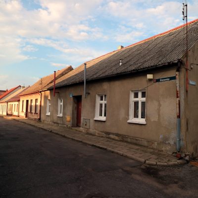 Ulica Ślusarska. Róg z ulicą Piekarską (2020 r,)