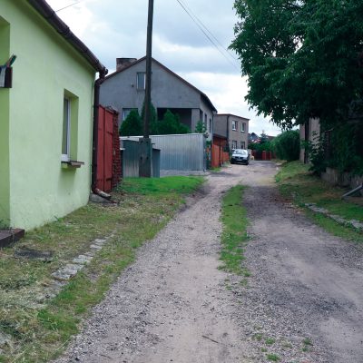 Ulica Świętego Andrzeja. Widok z wysokości ul. Krzyżowej