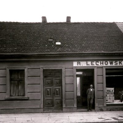 Ulica Świętego Ducha 17, dom Lechowskich ok. 1930 r.