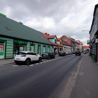 Ulica Świętego Ducha. Chwila wytchnienia od natężonego ruchu (2020 r.)