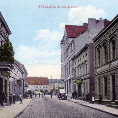 Ulica Świętego Ducha. Odcinek północny z perspektywą Rynku (ok.1910 r.)