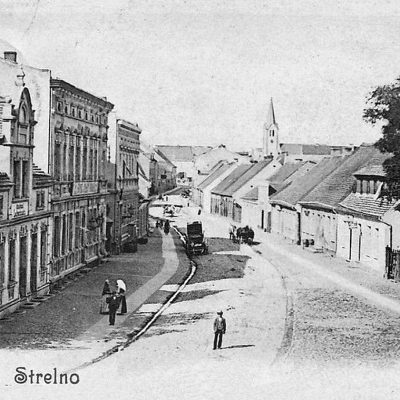 Ulica Świętego Ducha. Widok od Placu Daszyńskiego - karta pocztowa (1900 r.)
