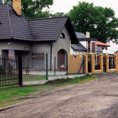 Ulica Topolowa. Nowe osiedle uliczka wewnętrzna (2014 r.)