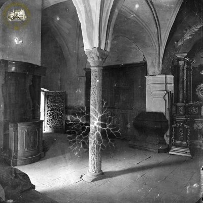 Wzgórze Świętego Wojciecha. Kościół pw. św. Trójcy przed 1890 r. - kaplica pw. św. Barbary. kopia
