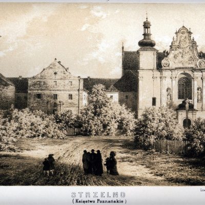 Wzgórze Świętego Wojciecha. Litografia wg. rysunku z natury Napoleona Ordy (ok. 1880 r.). kopia