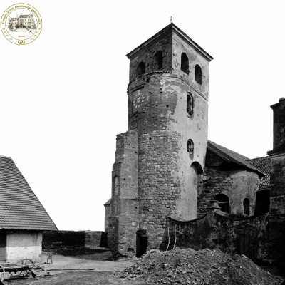 Wzgórze Świętego Wojciecha. Rotunda pw. św. Prokopa przed 1890 r. kopia