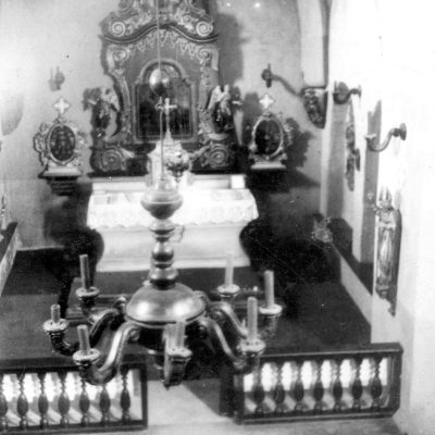 Wzgórze Świętego Wojciecha. Rotunda św. Prokopa, wnętrze w latach 30. XX w. kopia